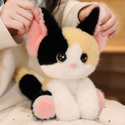 1 հատ Kawaii մուլտֆիլմային փափուկ փափուկ կատվի սիմուլյացիոն փափուկ խաղալիքներ - սիրուն փափուկ խաղալիքներ սեղանի ընկերոջ, տան դեկորի, բազմոցի դեկորի, սենյակի դեկորի, տոնական և ծննդյան նվեր ընկերների և ընտանիքի համար