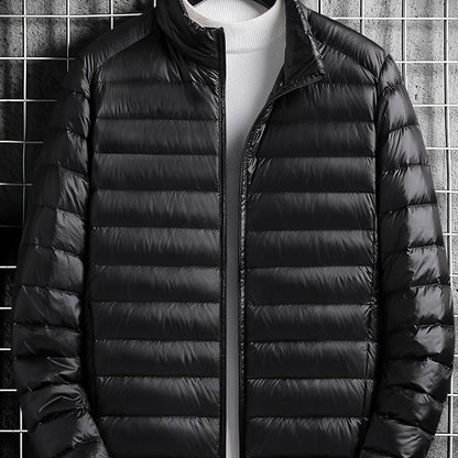 Men's Lightweight Jacket, Fashionable and Warm for Autumn and Winter, Perfect for Casual Outings