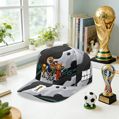 Men's FIFA World Cup Camouflage Baseball Cap with Curved Brim