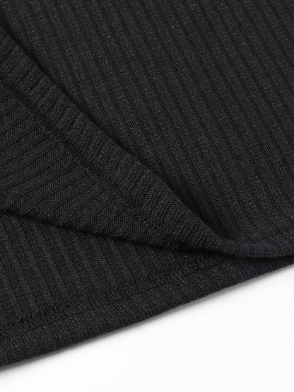 Տղամարդու երկարաթև սվիտեր աշնանային և նորաձև, բարձր օձիքով, տրիկոտաժե դիզայնով, ամենօրյա և նորաձև վերնազգեստի համար