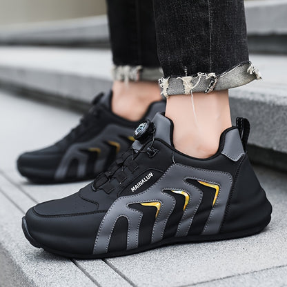Men's Casual Lightweight Athletic Shoes with Rotary Design
