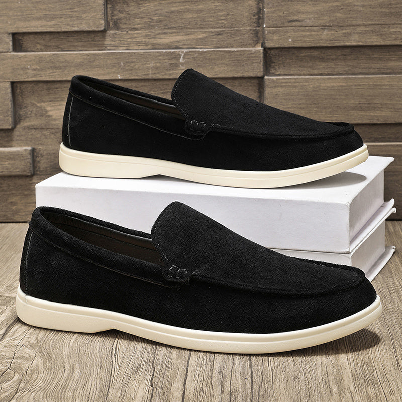 Men's Casual Slip-On Loafers Vintage Style All-Season