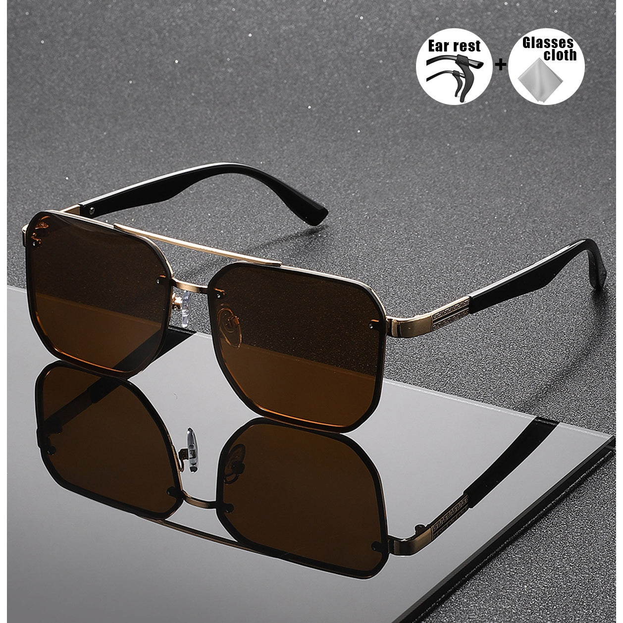 Vintage Geometric UV400 Sunglasses for Men and Women