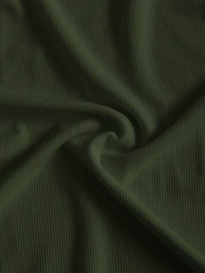 Տղամարդու երկարաթև մարզաշապիկ՝ խիտ վաֆլի տրիկոտաժից, աշնանային, իդեալական է առօրյա հագուստի համար