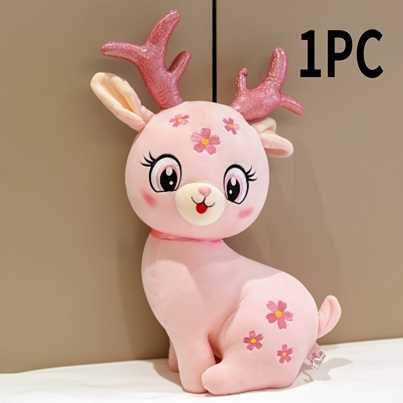 A 33Cm/12.9In Plush Moose Toy, Perfect As a Gift for Day, Valentine'S Day, Or Christmas, Ideal for Friends