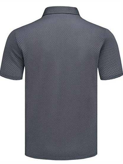 S144 Ankle Sprain Horse Print Golf Knitted Men'S Polo - ayq