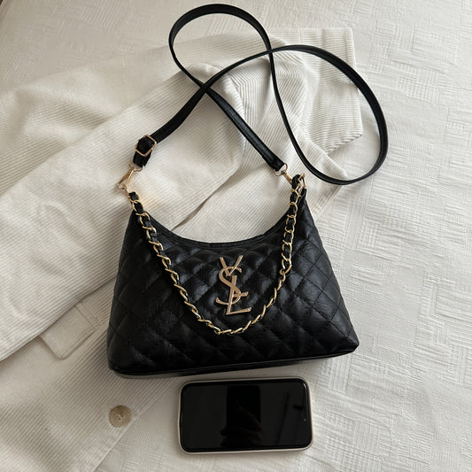 Vintage PU Women’s Embroidered Crossbody Bag with Adjustable Strap - ayq