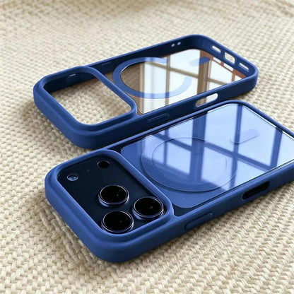 Magnetic Transparent Phone Case for iPhone 18 Pro Max with Wireless Ch