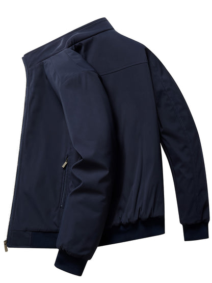 Men's Casual Winter Padded Coat with Stand Collar