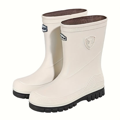 Men's Outdoor Rubber Anti-Slip Long Rain Boots