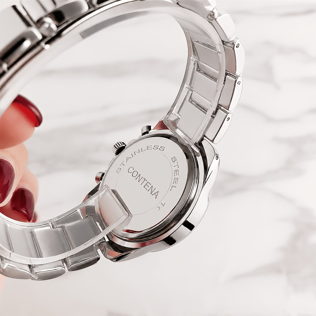 Luxury Women’s Quartz Watch Stainless Steel Elegant Bracelet