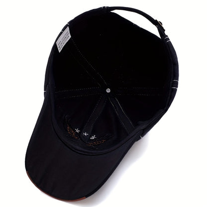 Unisex Breathable Baseball Cap with Eagle Embroidery, Lightweight