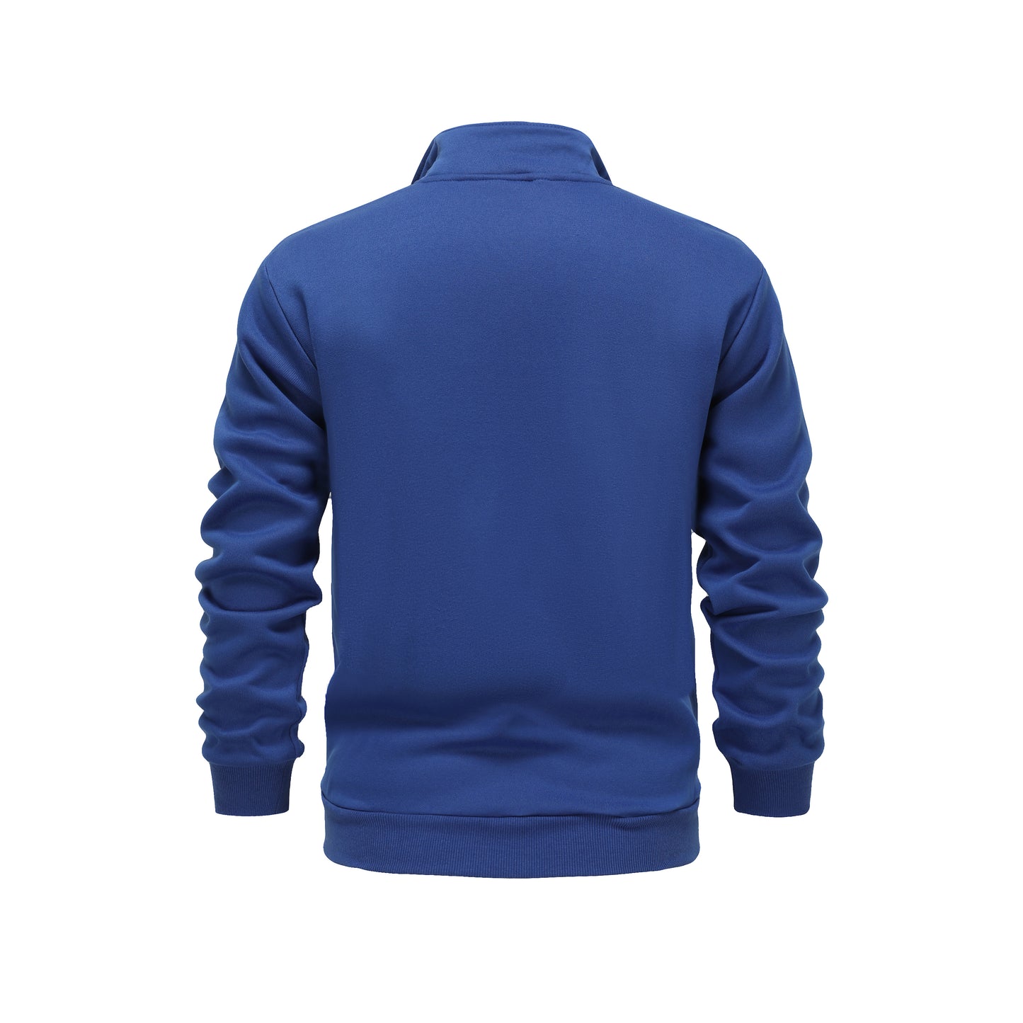 Men'S Red Fleece Zip-Up Hoodie - Cozy Fall & Winter Casual Jacket with Front Pockets, Long Sleeves, and Drawstring Hood, Hooded Sweatshirt, Autumn Outerwear, Durable Fabric