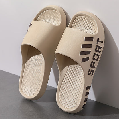 Men'S Stylish Slippers - Non-Slip, Odor-Resistant Summer Beach Sandals | Comfortable EVA Open-Toe Slides, Suitable for Indoor And Outdoor Wear, Summer Sandals - ayq