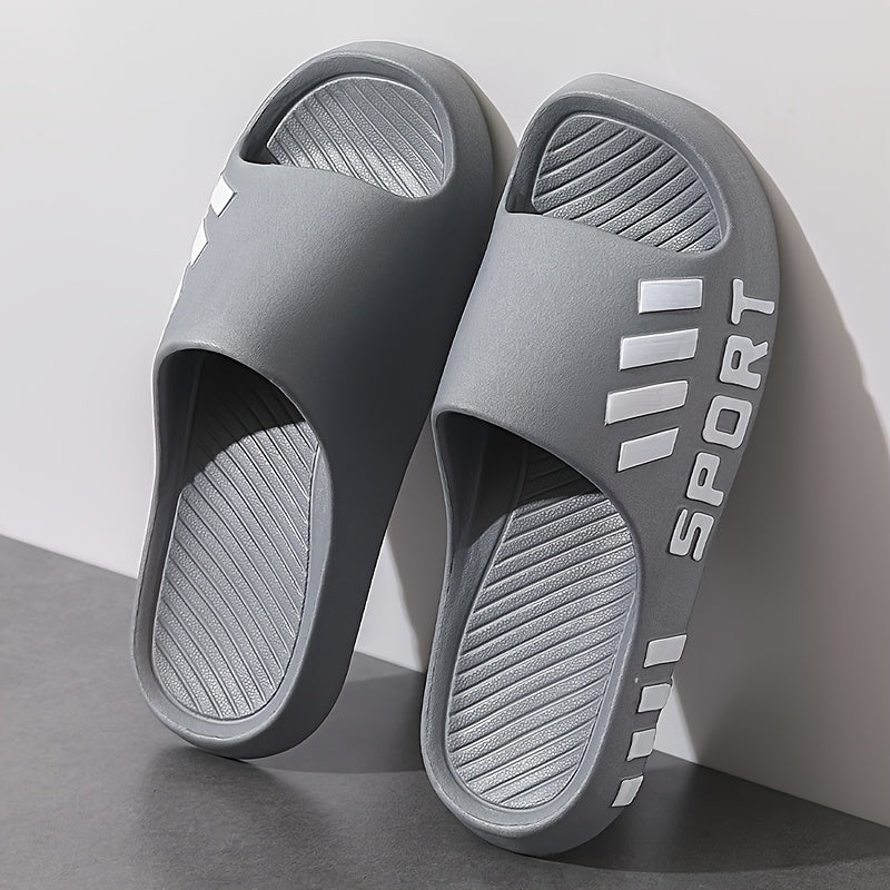 Men'S Stylish Slippers - Non-Slip, Odor-Resistant Summer Beach Sandals | Comfortable EVA Open-Toe Slides, Suitable for Indoor And Outdoor Wear, Summer Sandals - ayq