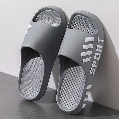 Men'S Stylish Slippers - Non-Slip, Odor-Resistant Summer Beach Sandals | Comfortable EVA Open-Toe Slides, Suitable for Indoor And Outdoor Wear, Summer Sandals - ayq