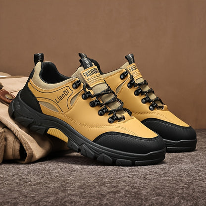 Men's Casual Low-Top Sneakers, Lightweight Lace-Up Shoes