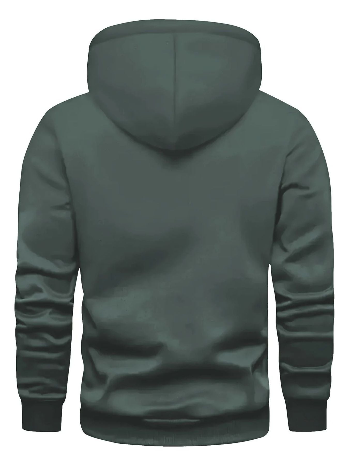 Men's Casual Hooded Sweatshirt with Argentina Flag Pattern