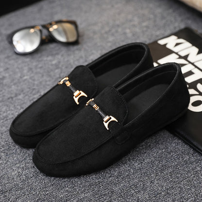 Men's Casual Canvas Slip-On Shoes Round Toe Summer Style