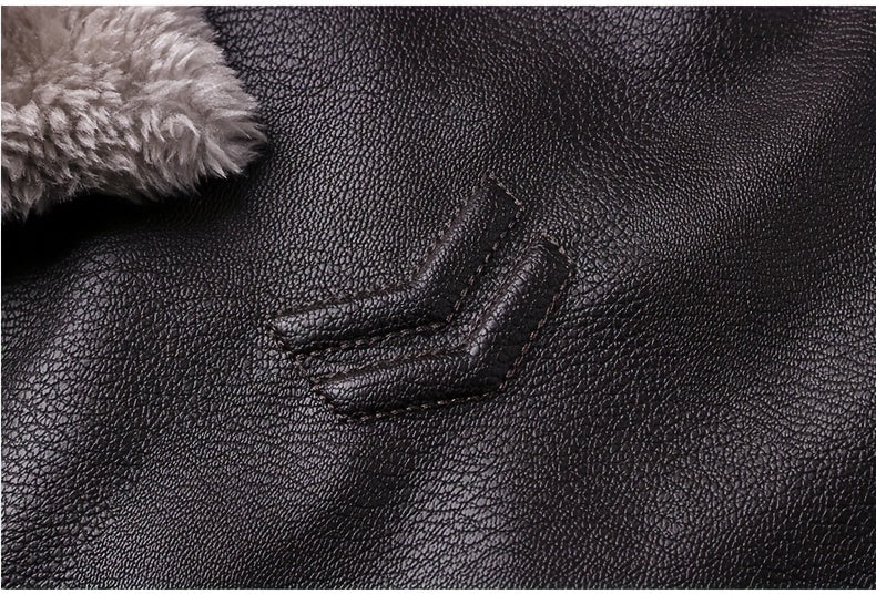 Siji Dou OBM տղամարդու վերարկու, նոր աշնանային/ձմեռային բրդյա ծածկույթով բաճկոն՝ արհեստական ​​մորթուց օձիքով, նորաձև առօրյա բաճկոն տղամարդկանց համար