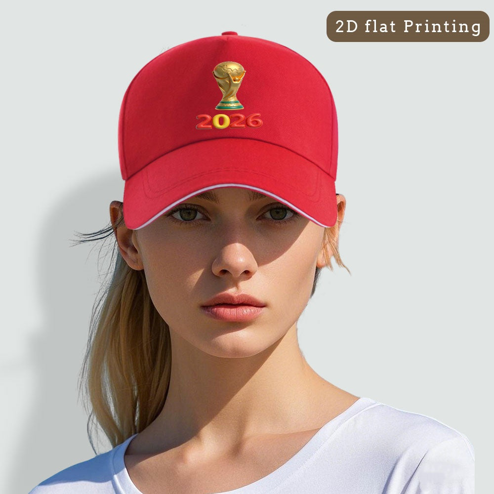 Adjustable FIFA 2026 World Cup Baseball Cap - Lightweight Polyester