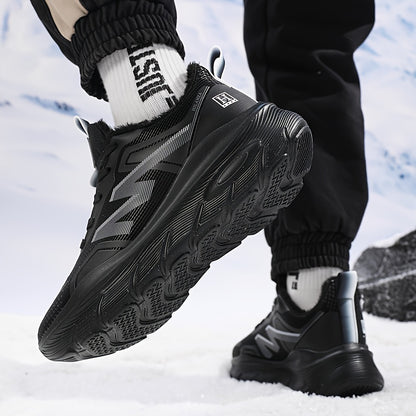 Men's/Unisex All-Weather Winter Thermal Snow Boots with Air -like Absorption, Heavy-Duty Traction Tread & Warm PU Upper - All-Terrain, Ice Walking, Casual Outdoor Shoes for Year-Round Wear (No