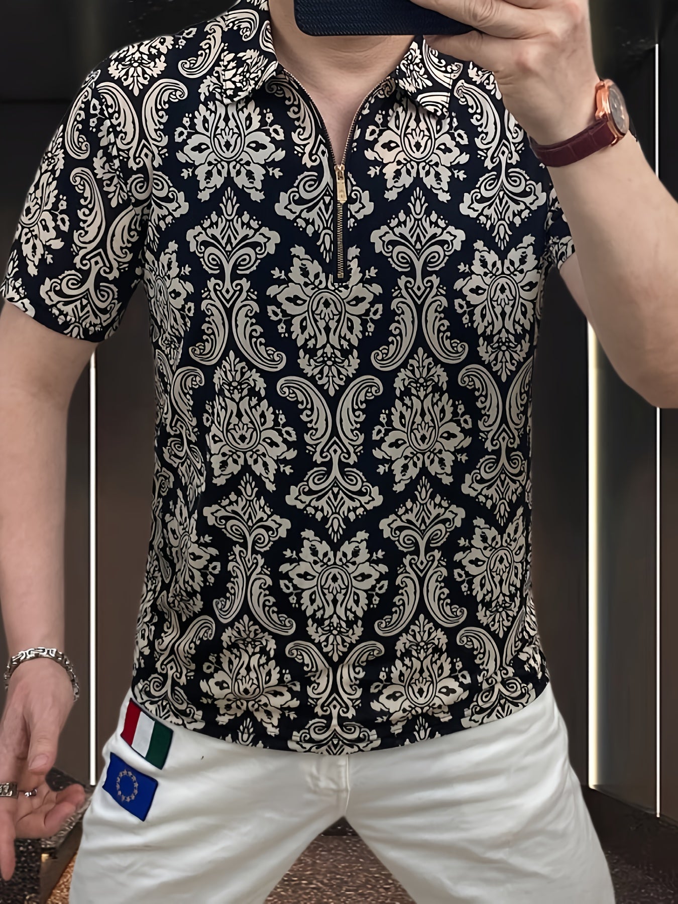 Men's Short Sleeve Shirt, Short Sleeve T-Shirt, Men's Summer Top, Men's Clothing - ayq