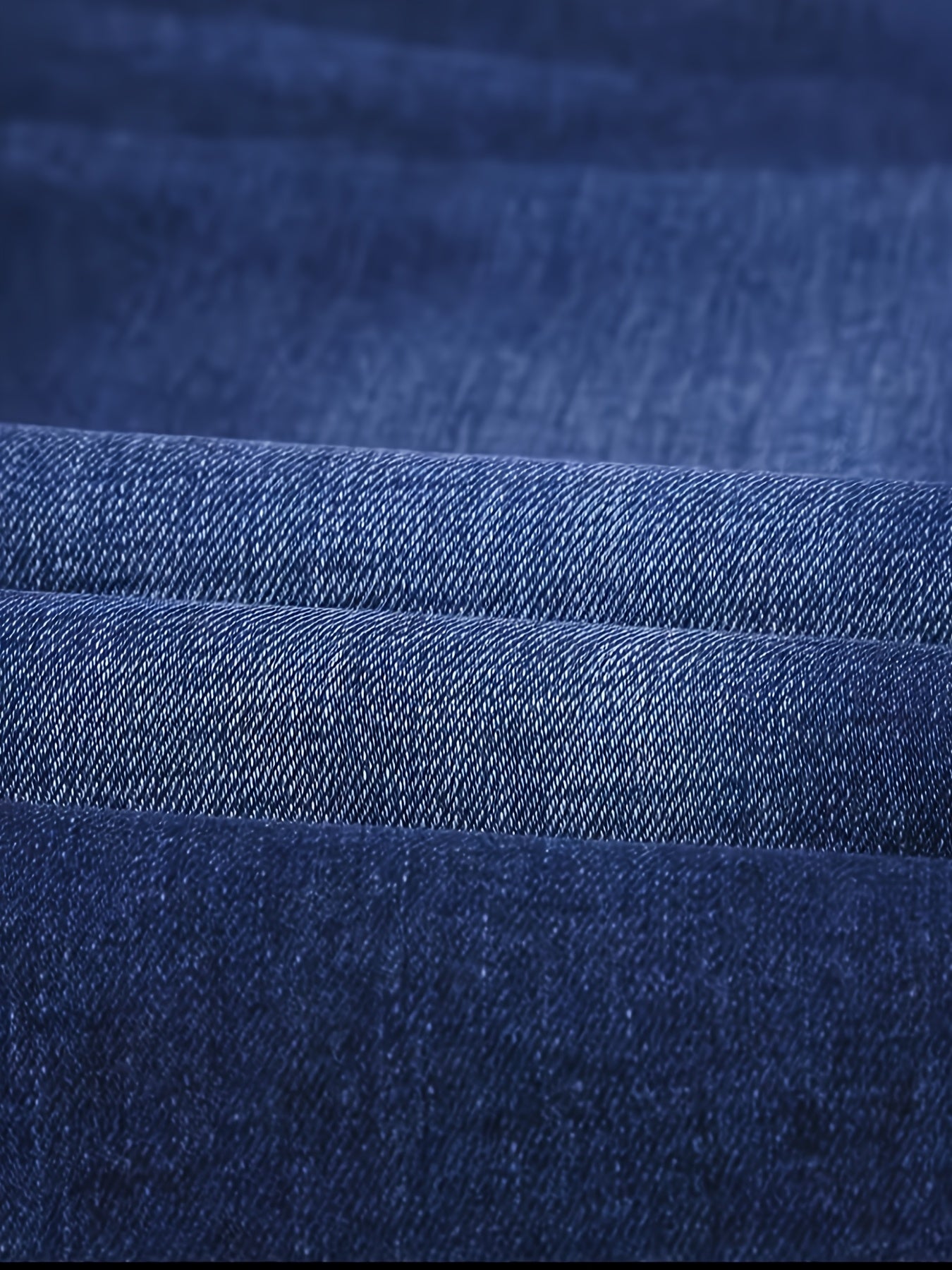 Men's Washed Jeans - Solid Color Casual Straight-Look Pants, Machine-Washable All-Season Fit for Casual Attire & Smart-Casual Outfits (Regular Length) - ayq