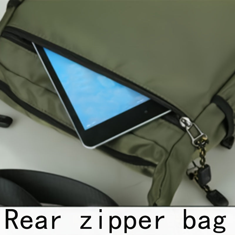 New Men's bag Casual crossbody bag Shoulder bag Business Travel bag Men [Strap style random, random alphabet]