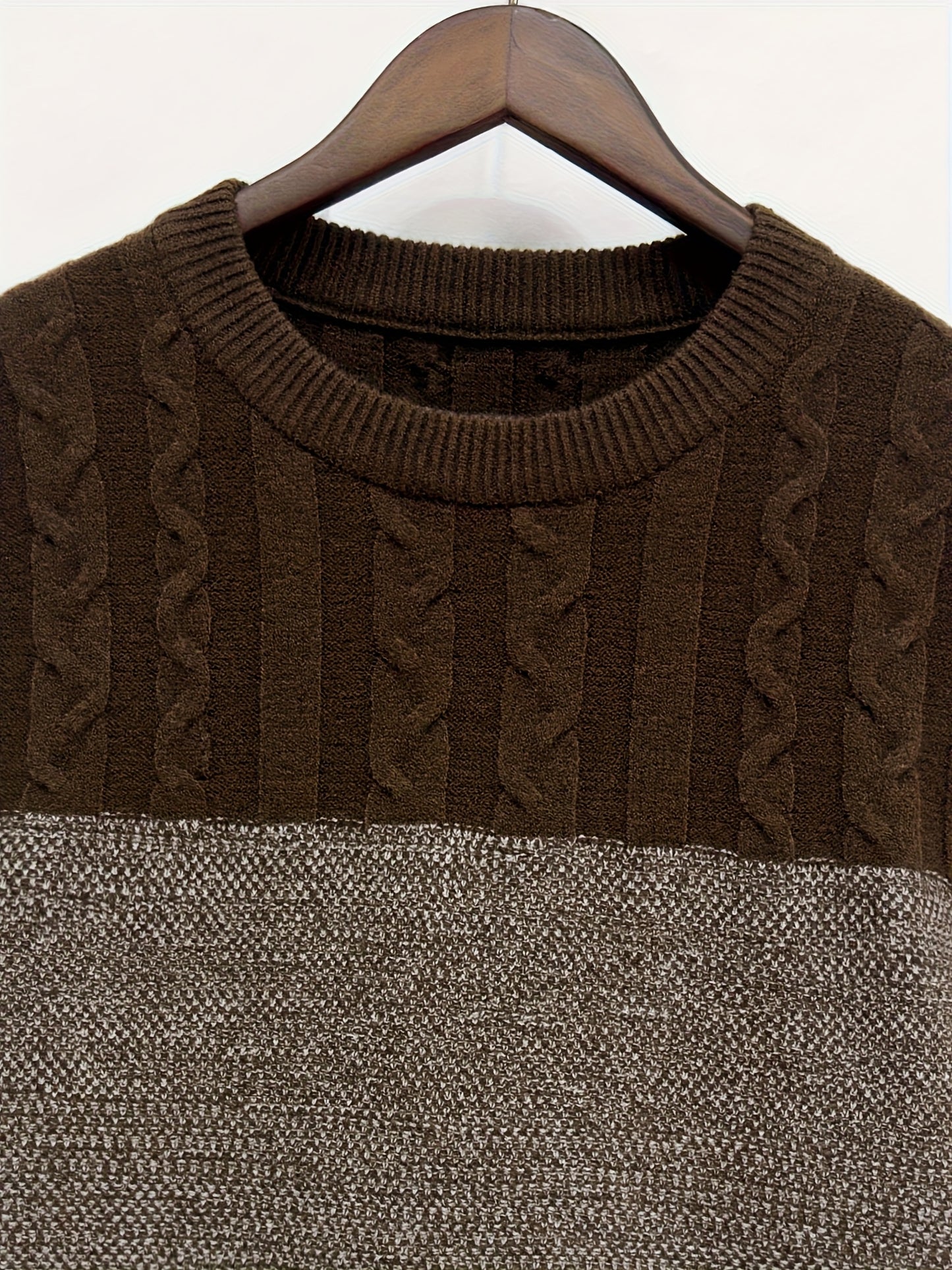 Men'S Pullover Round-Neck Knitted Sweater for Autumn And Winter, Men'S Knit Top, Winter Clothing for Men, Festive Attire, Promotional Men'S Apparel, Stylish And Warm Winter Sweaters for Men, High-Quality Men'S Fashion, And Me