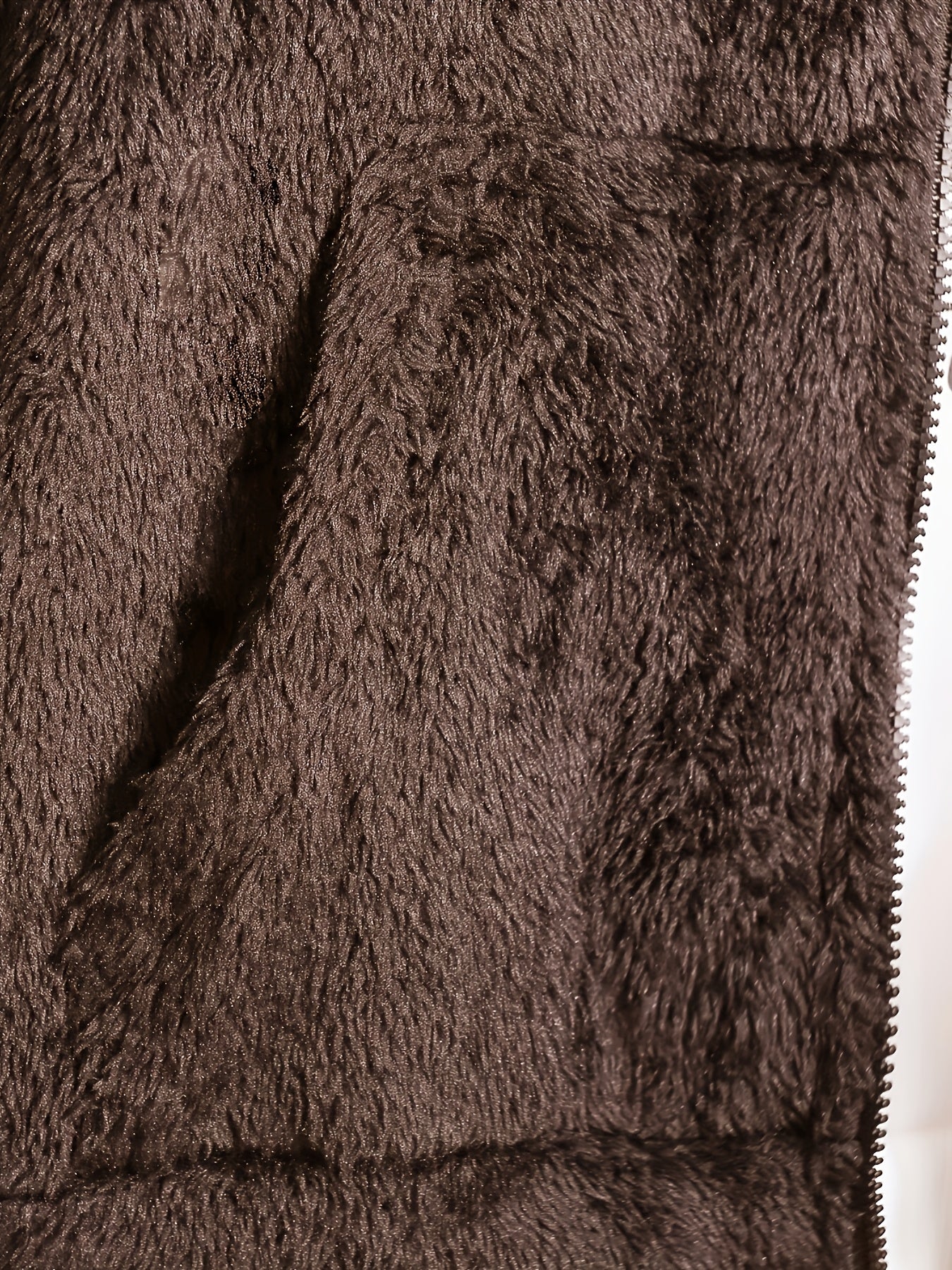 Casual Style] Men's "RELAX" Fleece Hoodie Jacket - Casual Dual-Sided Brown Teddy Coat with Zipper Closure, Long Sleeves for Fall/Winter, Casual Outerwear|Stylish Casualwear|Crafted Embroidery