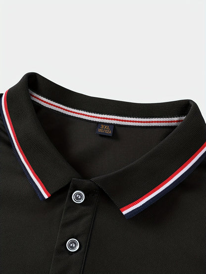 Golf Print Polo վերնաշապիկ, տղամարդու վերնաշապիկ, ամառային պատահական կարճաթև վերնաշապիկ