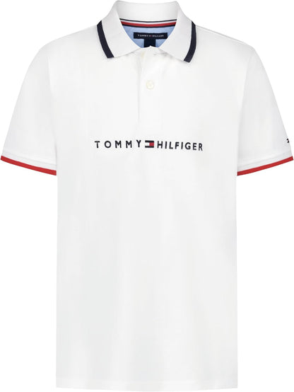 Tommy Hilfiger Boys' Short Sleeve Polo Shirt – Soft Pique Fabric