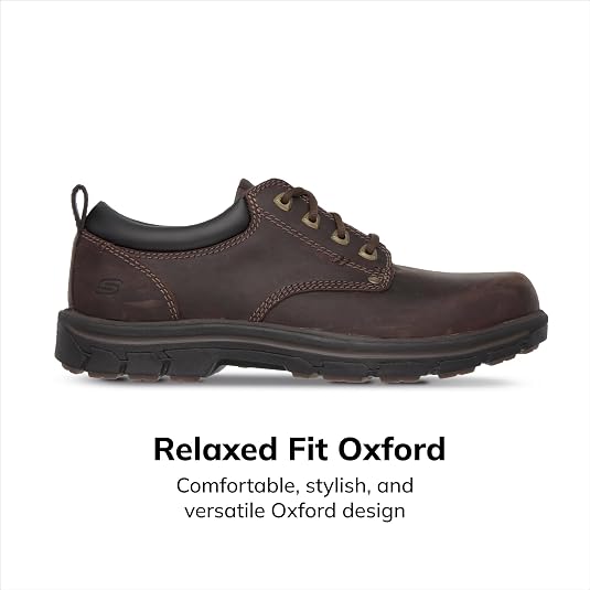 Skechers Men's Smooth Toe Oxford Dress Shoes