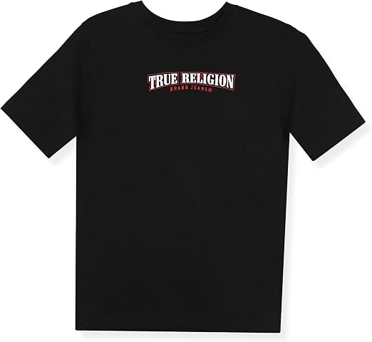 True Religion տղաների գրաֆիկական բամբակյա շապիկ՝ ոճային, ամենօրյա