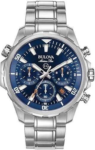 Bulova Men's Marine Star Chronograph Stainless Steel Watch