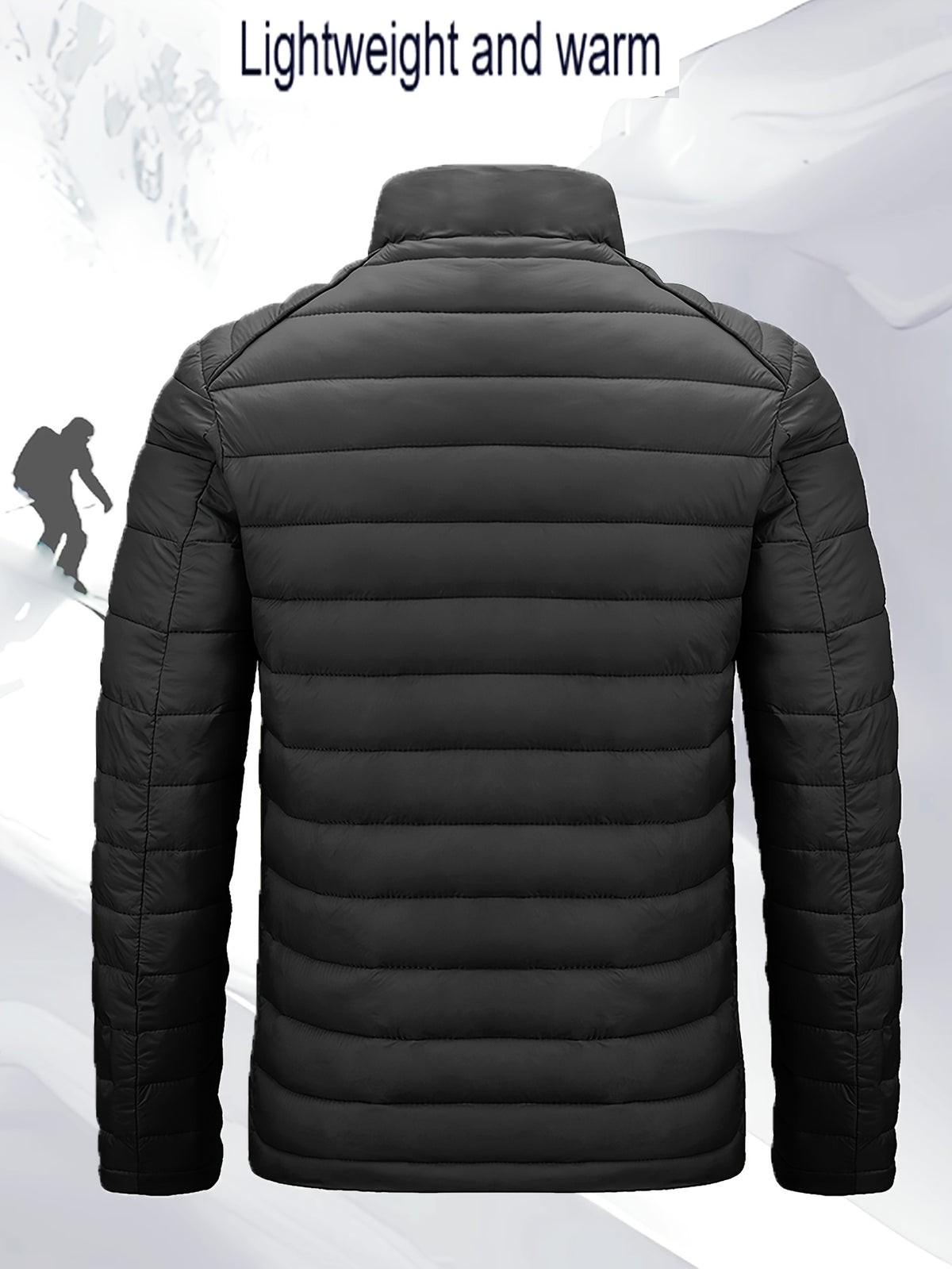 Lightweight Men's Nylon Flannel Jacket for Fall and Winter