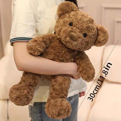 Adorable 30Cm/11.8" Teddy Bear Plush Toys, Soft Stuffed Animals Perfect for Birthday Gifts, Parties, Or Home Decor.