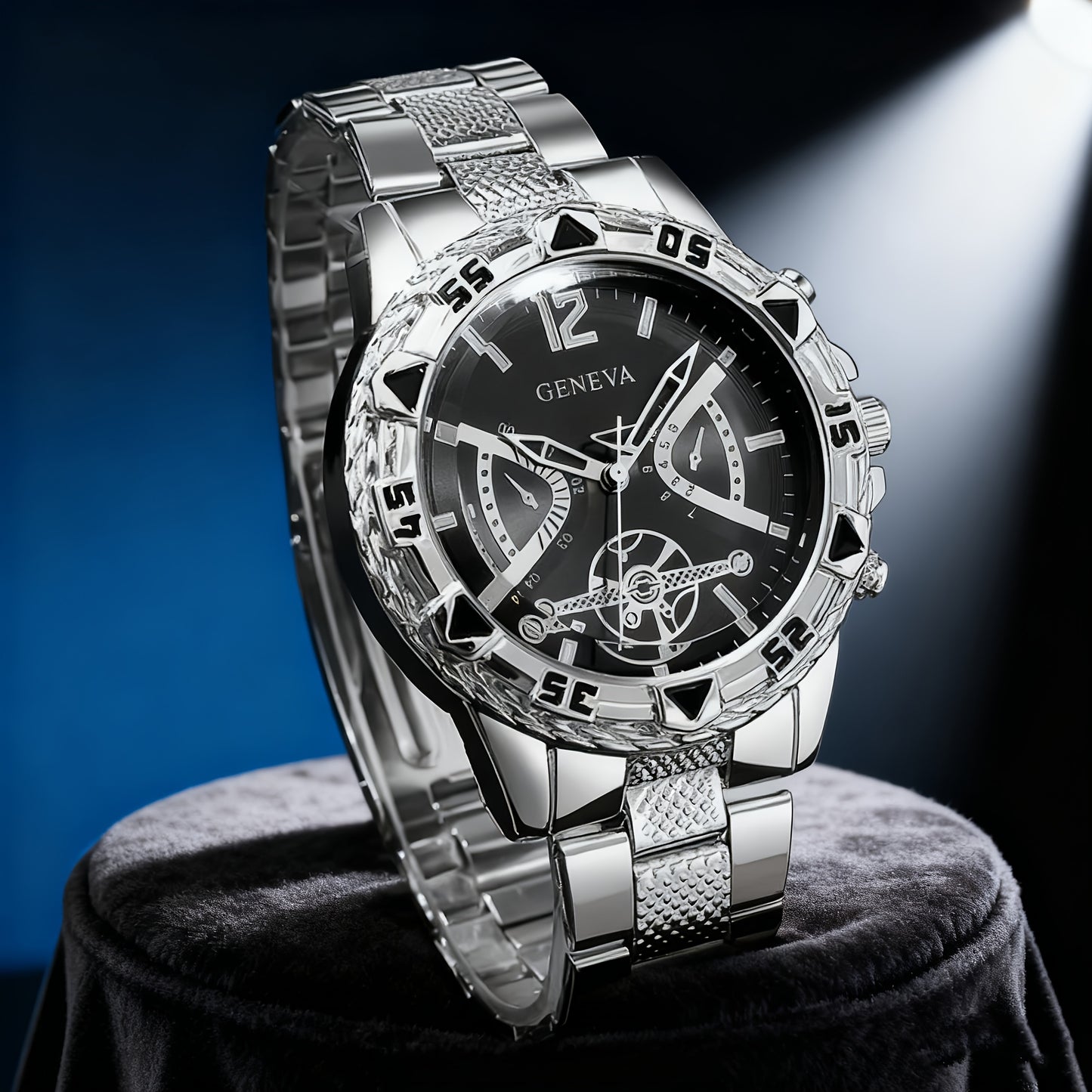 3 շքեղ տղամարդկանց համար նախատեսված նորաձև, գործնական ժամացույցների, դրամապանակի և բանալիի շղթայի հավաքածու, որը կատարյալ է որպես ծննդյան, տարեդարձի կամ տոնական նվեր նրա համար, ներառյալ Սուրբ Ծննդյան նվերներ տղամարդկանց համար