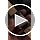 Men’s Luxury Stainless Steel Quartz Watch with Leather Strap
