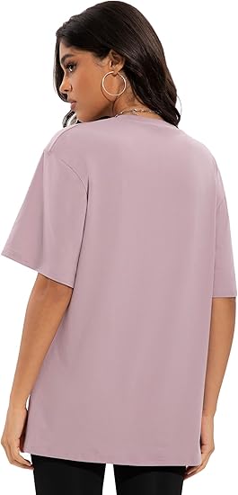 Siimcuzy Oversized Loose Fit Women's Summer T-Shirts