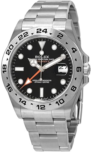Rolex Explorer II Men's Automatic Watch Black Dial