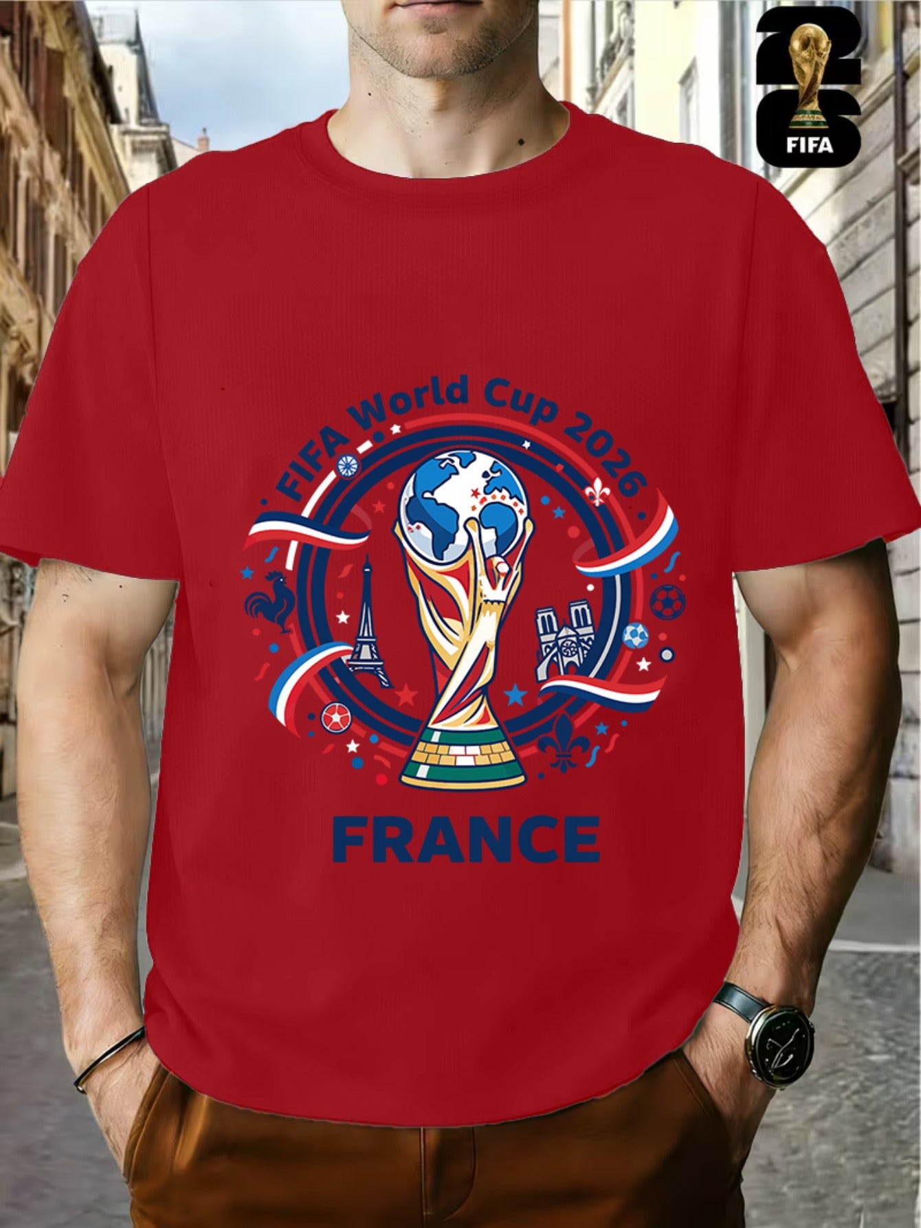 Men's 2026 FIFA World Cup Casual Short Sleeve T-Shirt