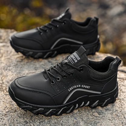 LOEIKAN 2026 New Low-Top Men'S Versatile Comfortable Hiking Boots | Casual Sports Shoes with Stylish Thick Sole, Upper, PVC Sole, Lace Closure, for Outdoor Trekking and Daily Wear - ayq