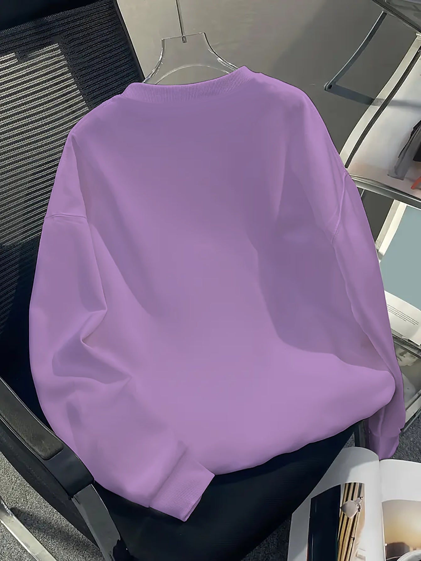 Men's Happy New Year 2026 Print Round Neck Sweater - Casual Long Sleeve Pullover with Chinese/English Lettering, Machine Washable Winter Sweaters for Parties, Daily Wear & New Year Gifts (Happy 2026 Design)