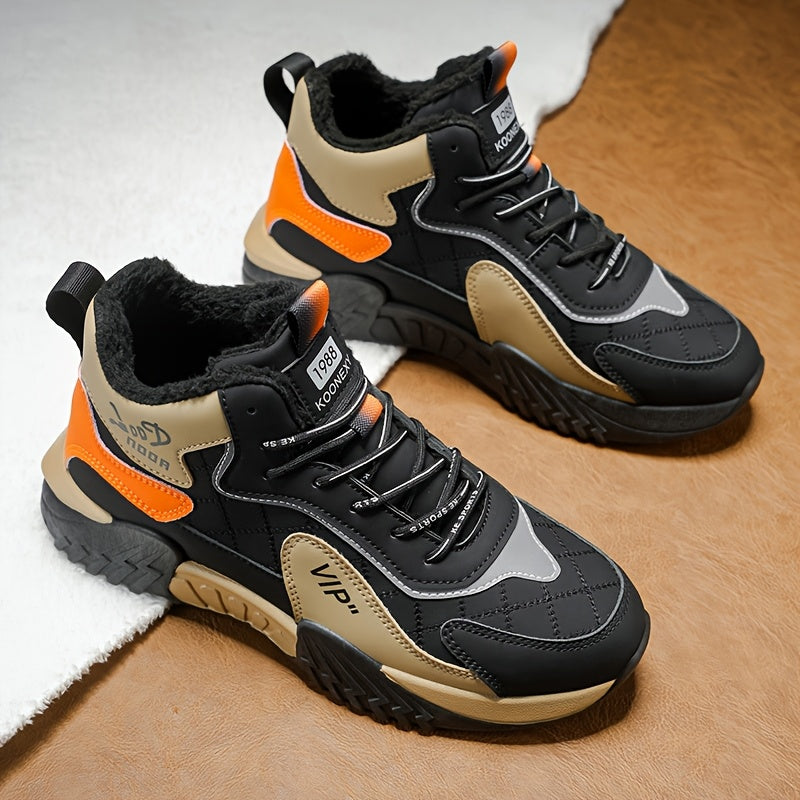 Men's Casual Sports Shoes Snow Boots with Lining Comfortable