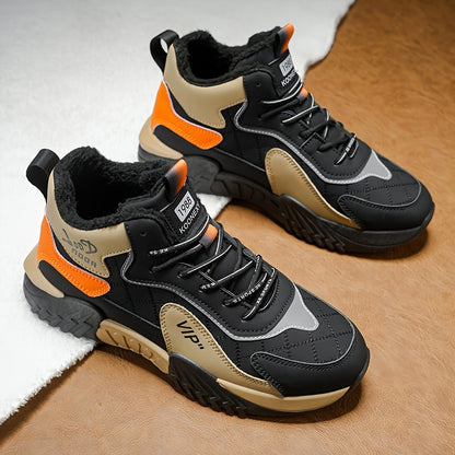 Men's Casual Sports Shoes Snow Boots with Lining Comfortable