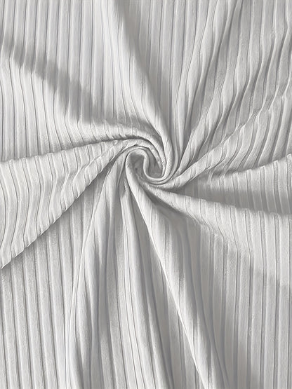 Men'S Summer Ribbed T-Shirt, Stylish, Comfortable, And Breathable, Perfect for Casual Outings - ayq