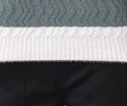 Տղամարդու ձմեռային տաք սվիտեր՝ գծավոր կլոր վզով պուլովեր՝ գույների համադրությամբ, հարմար է շերտավոր կրելու համար, ձեռքով լվացվող առօրյա սվիտերներ (աշուն/ձմեռ)