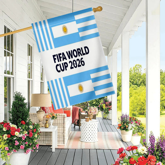 2026 World Cup FIFA Garden Flag with Argentina Design - ayq